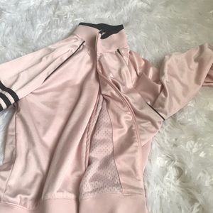 Baby Pink Adidas Jacket